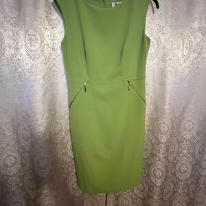 Green Sleeveless Dress